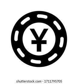 yuan icon or logo isolated sign symbol vector illustration - high quality black style vector icons
