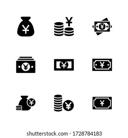 yuan icon or logo isolated sign symbol vector illustration - Collection of high quality black style vector icons
