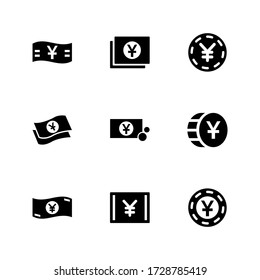 yuan icon or logo isolated sign symbol vector illustration - Collection of high quality black style vector icons
