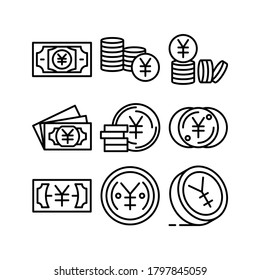 Yuan icon or logo isolated sign symbol vector illustration - Collection of high quality black style vector icons
