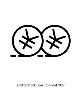 Yuan icon or logo isolated sign symbol vector illustration - high quality black style vector icons
