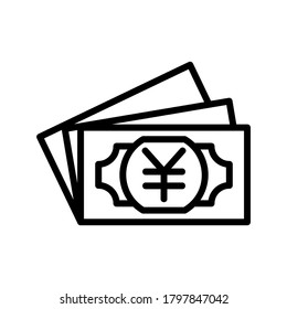 Yuan icon or logo isolated sign symbol vector illustration - high quality black style vector icons
