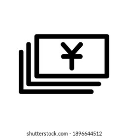 yuan icon or logo isolated sign symbol vector illustration - high quality black style vector icons
