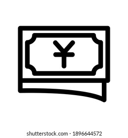 yuan icon or logo isolated sign symbol vector illustration - high quality black style vector icons
