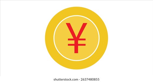 yuan money symbol icon vector illustration