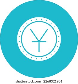 Yuan vector icon. Can be used for printing, mobile and web applications.