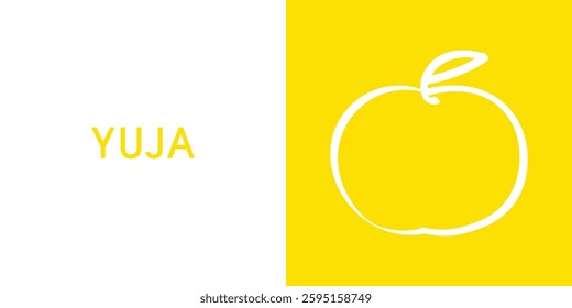 YUJA line drawing icon material