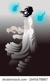 yuki-onna mito japonês folclore mulher fantasma