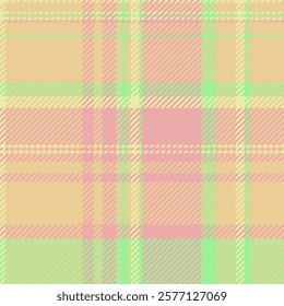 Yuletide check fabric background, lined vector texture textile. Nyc seamless tartan pattern plaid in amber and light colors palette.