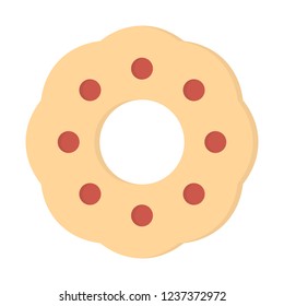 Yummy baked doughnut