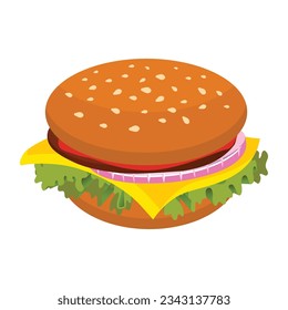 Arte del vector de diseño Yummy Burger