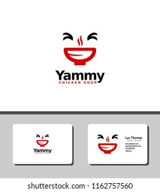 yummy chicken soup logo