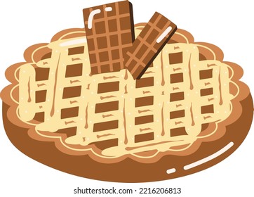 Yummy choco apple pie panadería 
