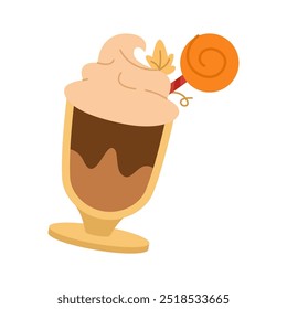 Yummy cold pumpkin latte spice