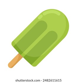 Yummy and delicious kiwi fruit popsicle