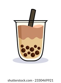 Yummy drink vector illustration