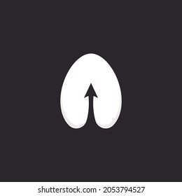 Yummy Egg Vektorsymbol - Designvorlage