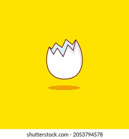 Yummy Egg Vector icon design illustration Template