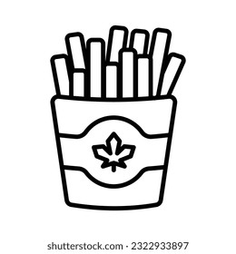 Yummy french fries vector design in modern style, ready to use icon