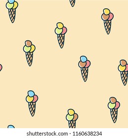 Yummy Ice cream cone pattern