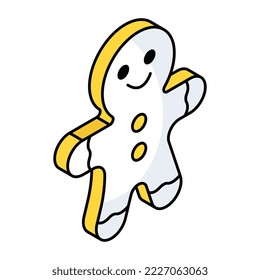 A yummy icon of gingerbread 