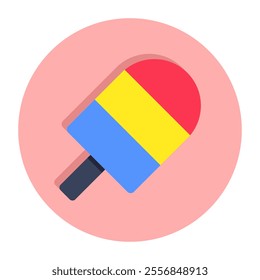 A yummy icon of ice cream, popsicle vector