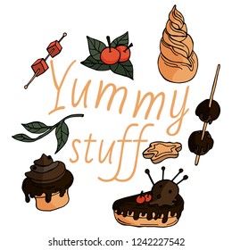 Yummy isolated vector elements for your design purpose