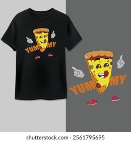 Yummy Pizza Foody T-shirt's Design 