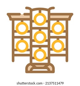yunluo chinese color icon vector. yunluo chinese sign. isolated symbol illustration