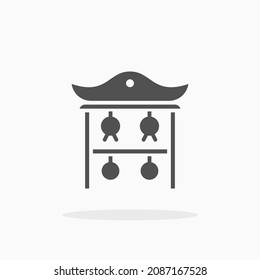 Yunluo icon. Solid or glyph style. Vector illustration. Enjoy this icon for your project.
