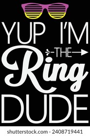 
Yup I'm The Ring Dude eps cut file for cutting machine