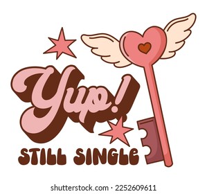 Yup, still single vector print. Anti Valentine's Day quote