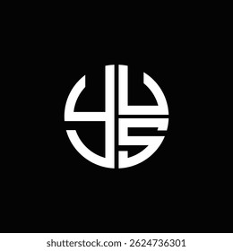 Logotipo YUS Ícone YUS Vetor YUS Monograma YUS   Design exclusivo do logotipo abstrato plano moderno.
