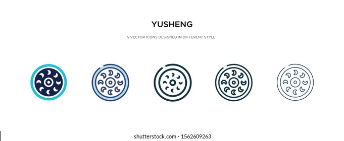 yusheng icon in different style vector illustration. two colored and black yusheng vector icons designed in filled, outline, line and stroke style can be used for web, mobile, ui svg