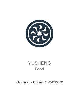 Yusheng icon vector. Trendy flat yusheng icon from food collection isolated on white background. Vector illustration can be used for web and mobile graphic design, logo, eps10