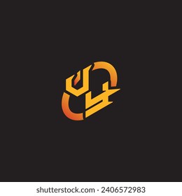 YV combination letter unique initials logo esport for gaming team, youtube, twitch