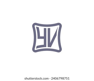 YV Logo design vector template
