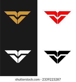 Plantilla de concepto de identidad de logotipo YV diseño de icono vectorial