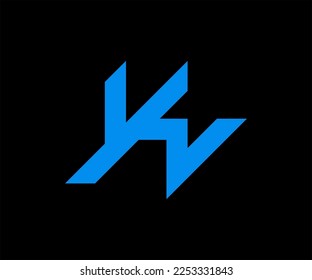 Logo de YV. Ilustración vectorial de la plantilla de diseño del logotipo de la letra. Carta abstracta. Monograma de la plantilla de diseño de logotipos de letras modernas. Firma de la carta. Vector de diseño de letras.