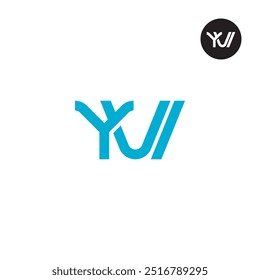 Design de Monograma de Letra de Logotipo YVI