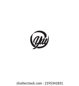 YW brush concept in high quality professional design that will print well across any print media