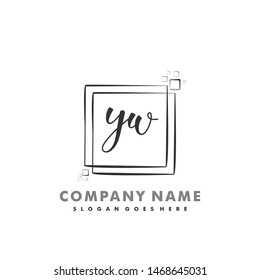 YW Initial beauty monogram logo vector
