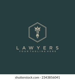 YW initials design modern legal attorney law firm lawyer advocate consultancy business logo vector