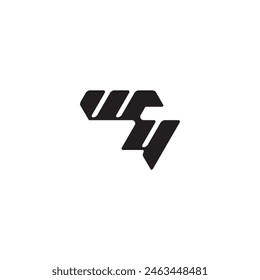 YW letter dynamic and cool design esport concept monogram initial logo