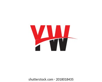 YW Letter Initial Logo Design Template