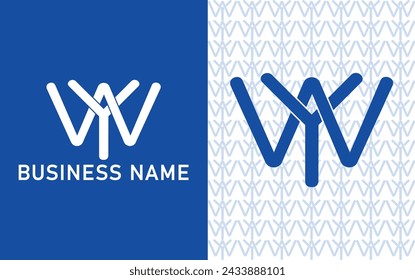 YW Monogram logo Design OR WY Monogram logo Design