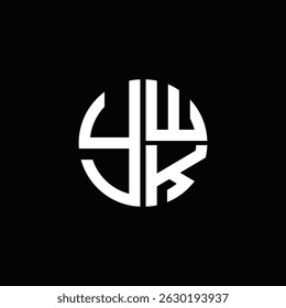 YWK logo YWK icon YWK vector YWK monogram Unique modern flat abstract logo design.
