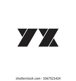 YX letter logo design vector