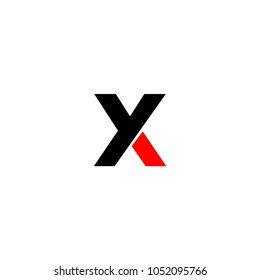 yx letter logo vector