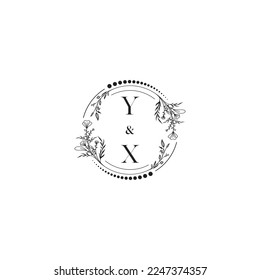 YX wedding concept in high quality professional design that will print well across any print media